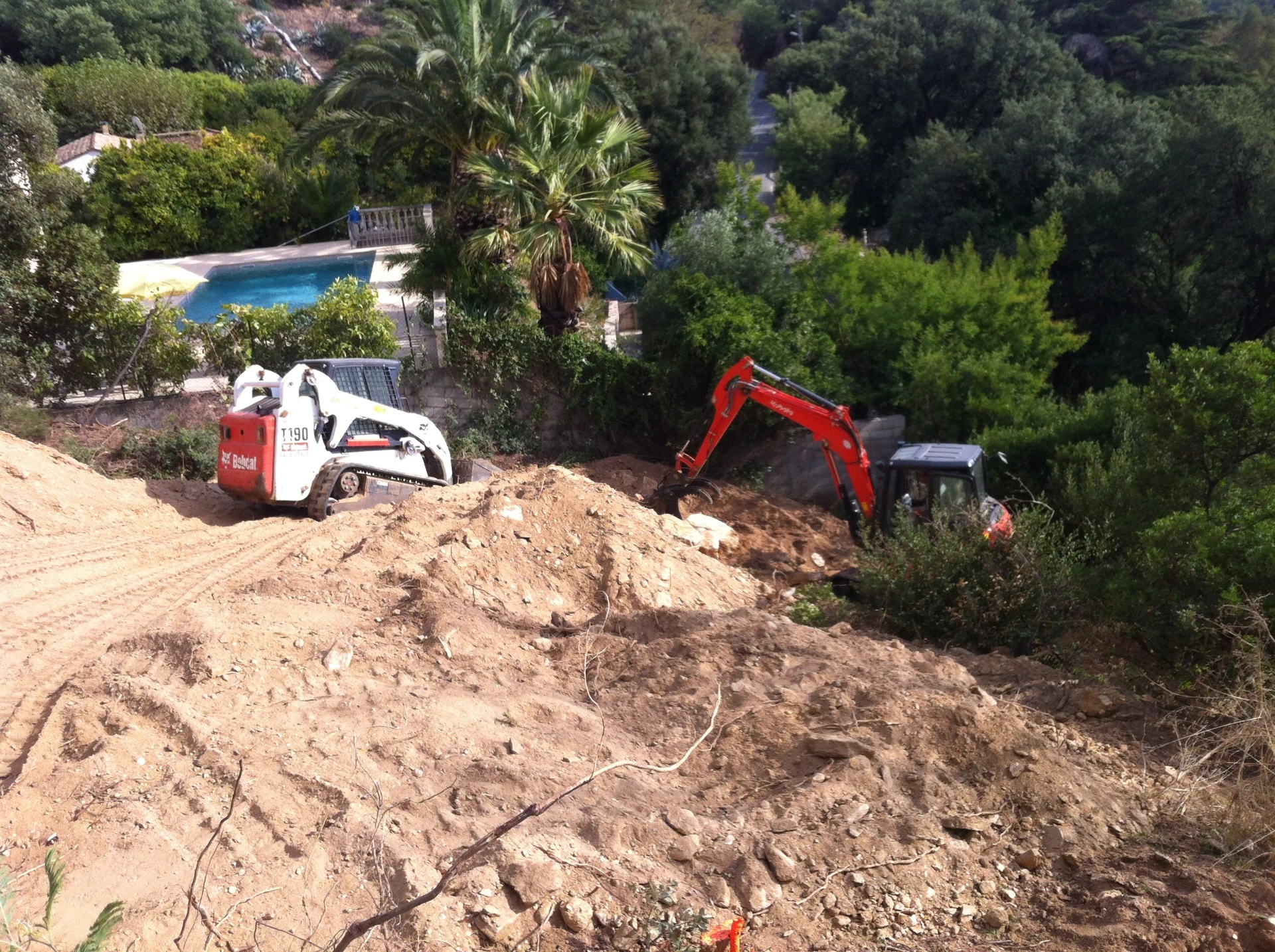 Escavação de terreno